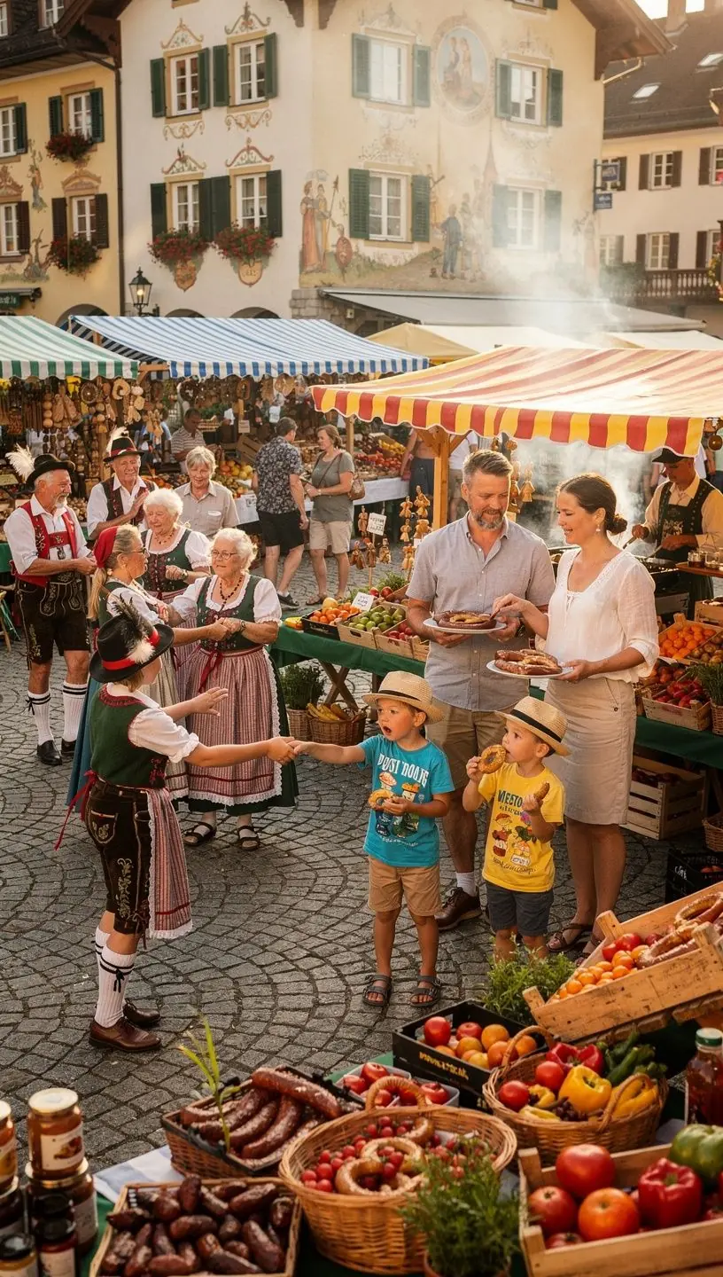 Idyllische Landschaft mit blühenden Wiesen und sanften Hügeln entlang der Isar.